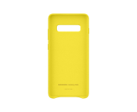 Samsung Leather Cover do Galaxy S10+ żółty - 478406 - zdjęcie 3